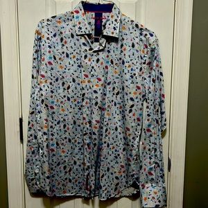 Men’s Button Down Visconti Black Shirt